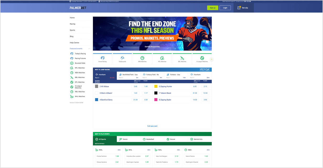 Palmerbet Screenshot